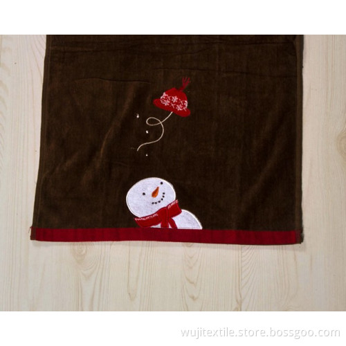 Christmas Promotional Gift Towel 100% Cotton Terry Towel (WJ-F1064)